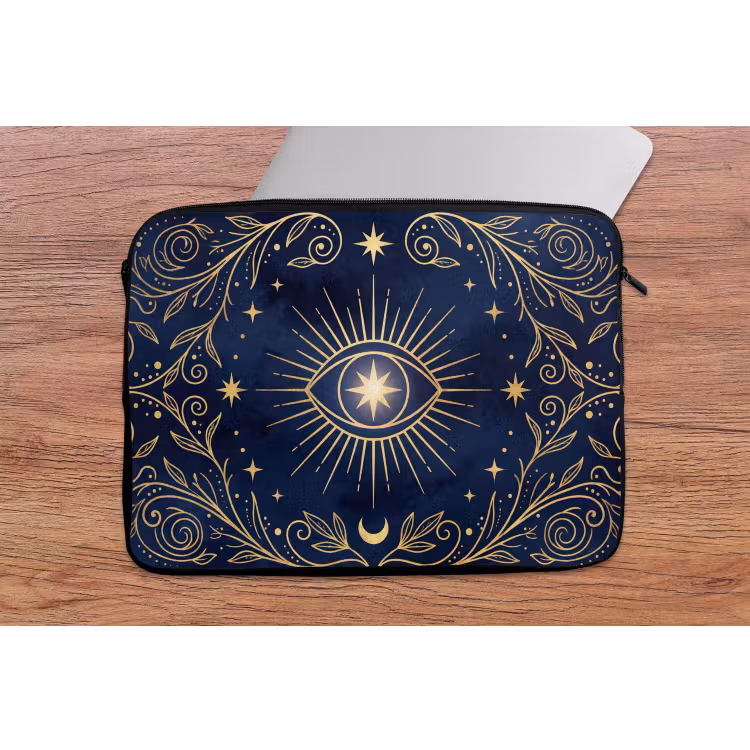 Laptophoes Oog - Patroon - Mystiek — 2
