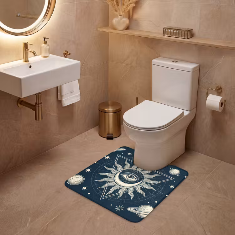 WC Mat - Zon Maan Sterren — 3