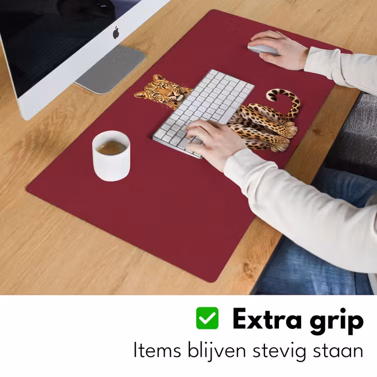Bureau onderlegger - Kat - Dieren - Rood — 6