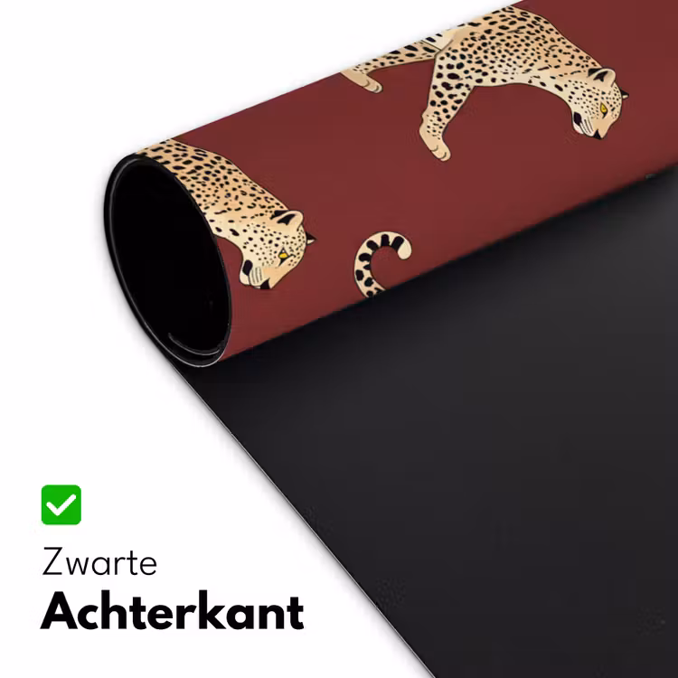 Bureau onderlegger - Katten - Patroon - Rood — 5