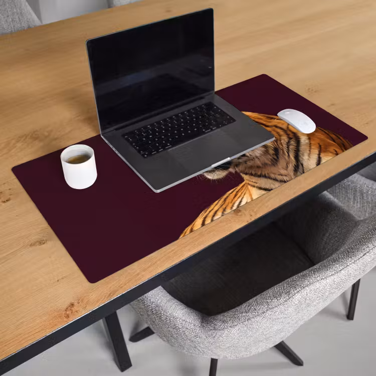 Bureau onderlegger - Tijger - Bloem - Dieren — 3
