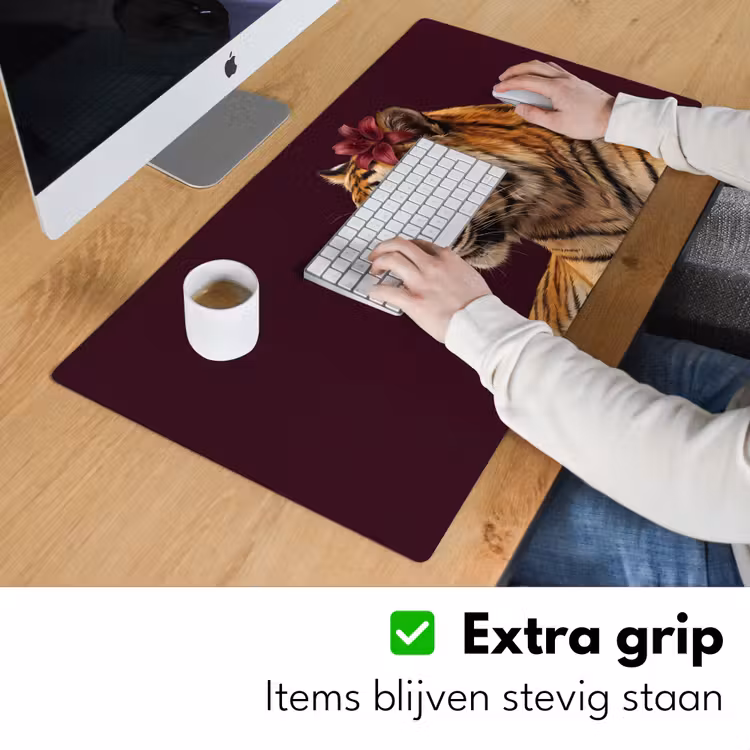Bureau onderlegger - Tijger - Bloem - Dieren — 6