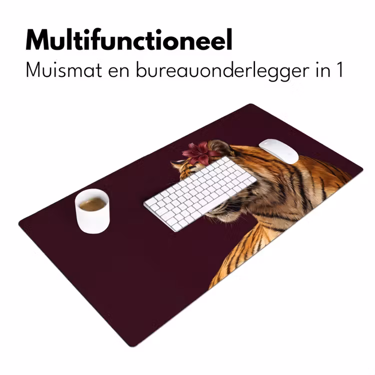 Bureau onderlegger - Tijger - Bloem - Dieren — 7