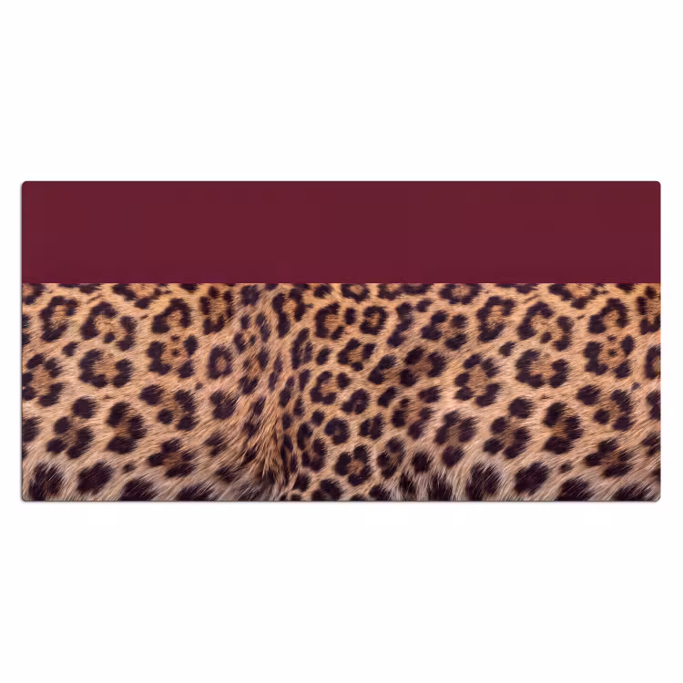 Bureau onderlegger - Vacht - Patroon - Bordeaux — 2