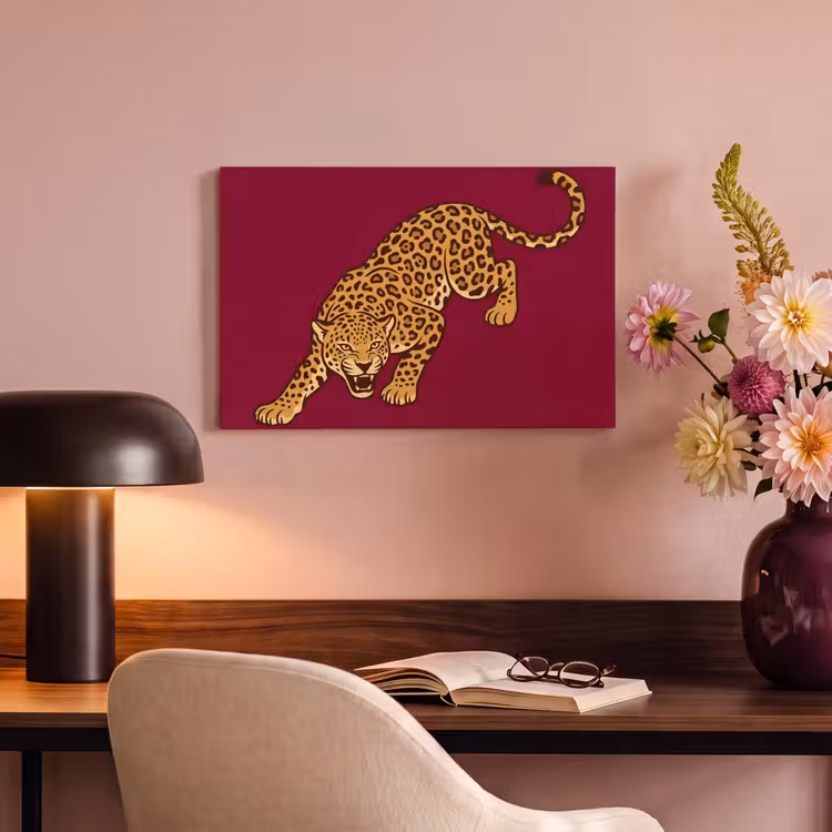 Canvas schilderij - Kat - Aanvallend - Dieren — 3