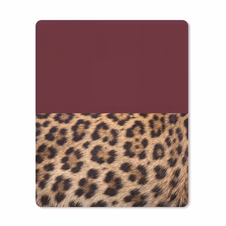 Muismat - Vacht - Patroon - Bordeaux — 1