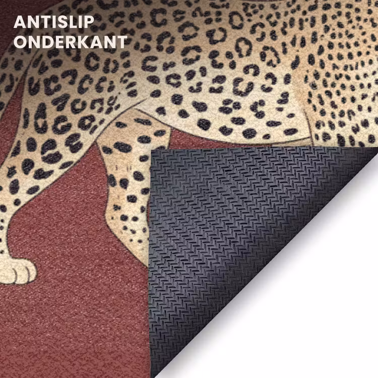 Deurmat - Katten - Patroon - Rood — 6