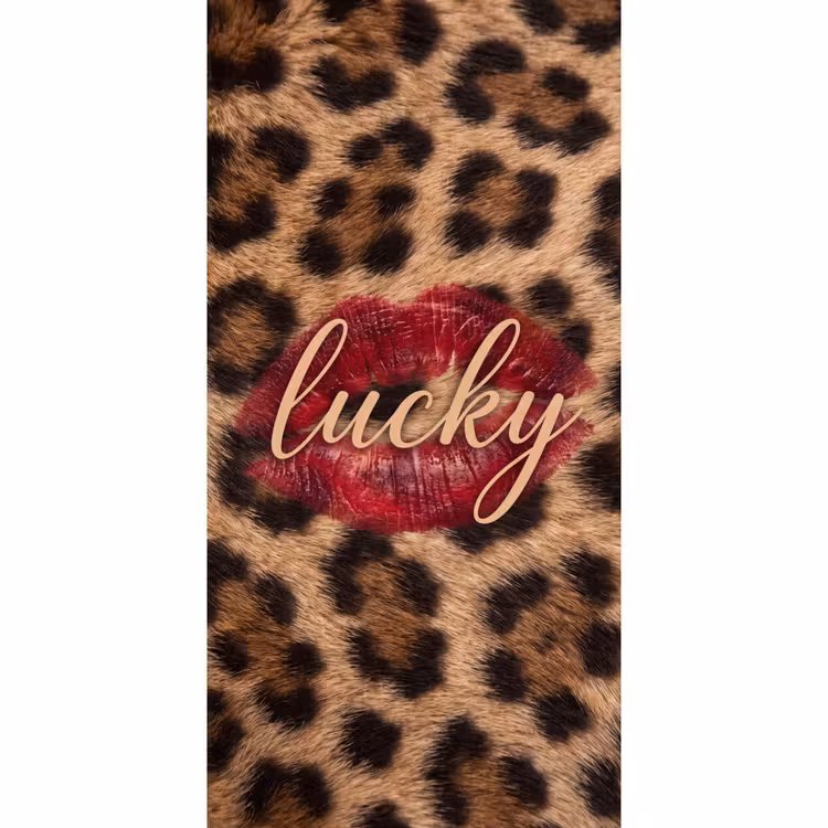 Behang - Dierenprint - Lippen - Rood — 2