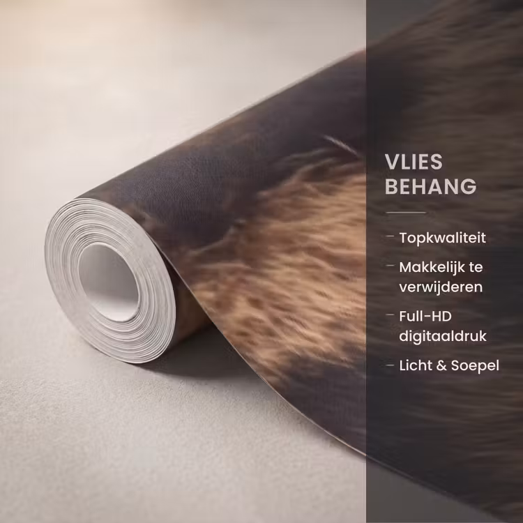 Behang - Dierenprint - Lippen - Rood — 3