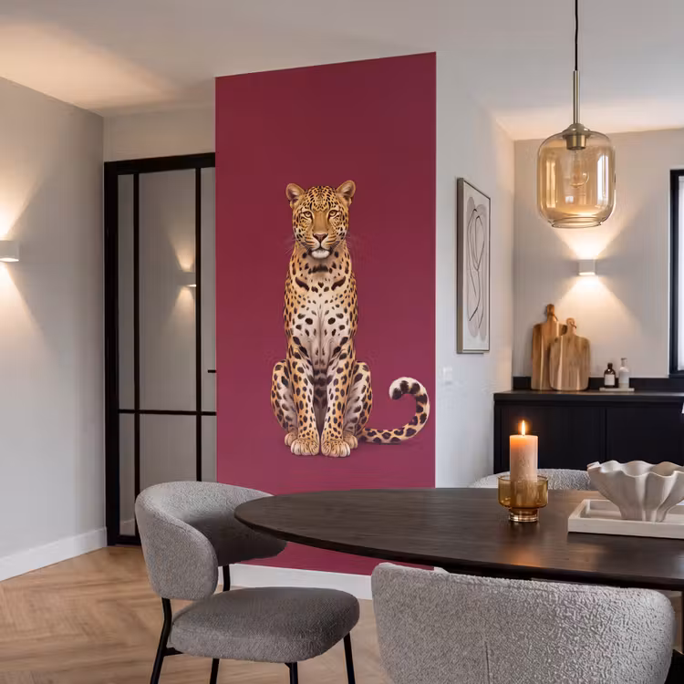 Behang - Kat - Dieren - Rood — 5