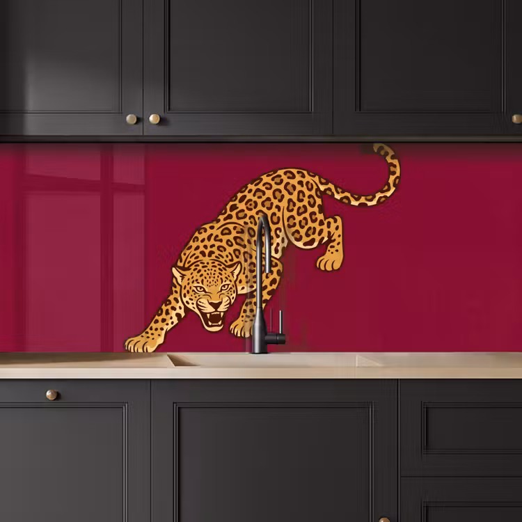 Keuken achterwand - Kat - Aanvallend - Dieren — 6