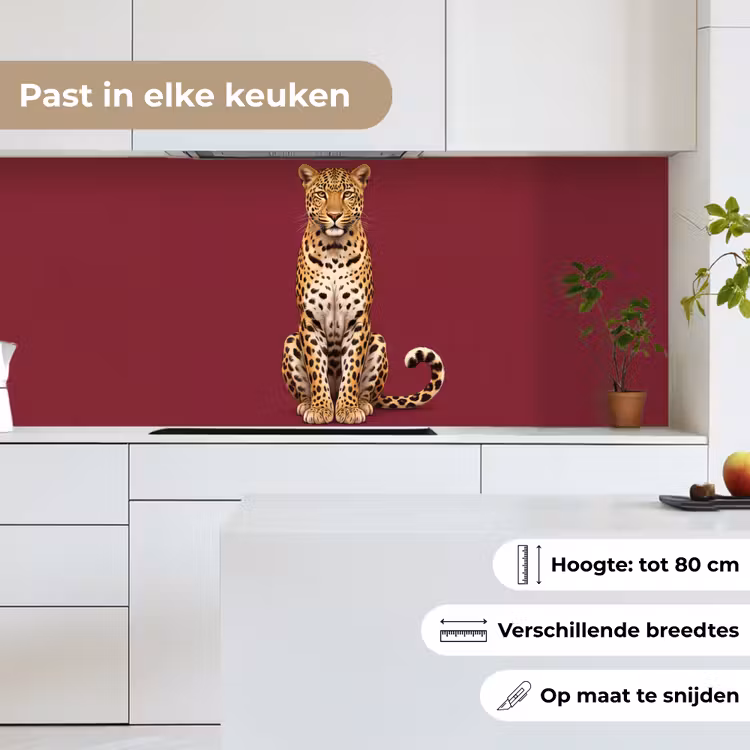 Keuken achterwand - Kat - Dieren - Rood — 7