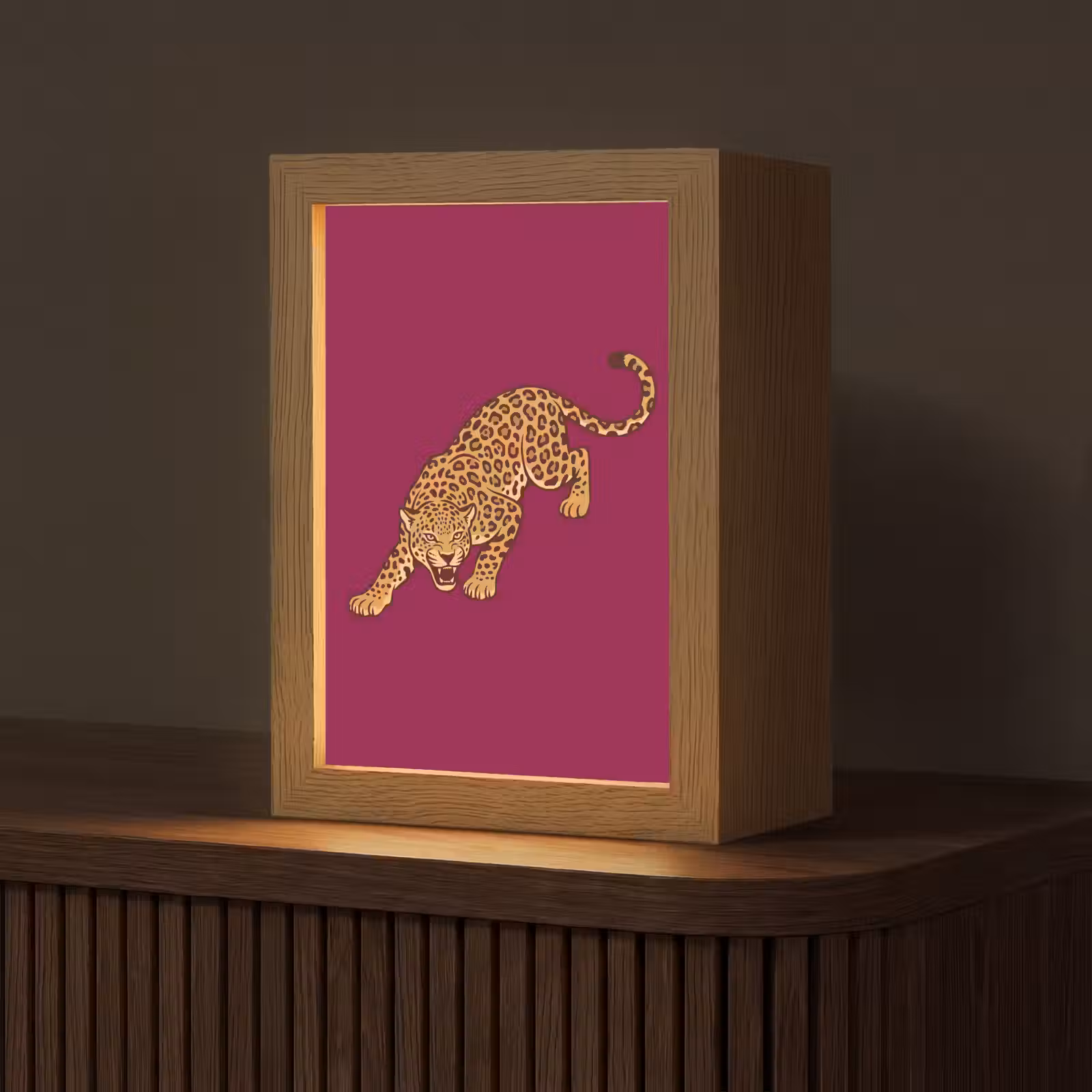 Gepersonaliseerd Lightbox - Kat - Aanvallend - Dieren — 1
