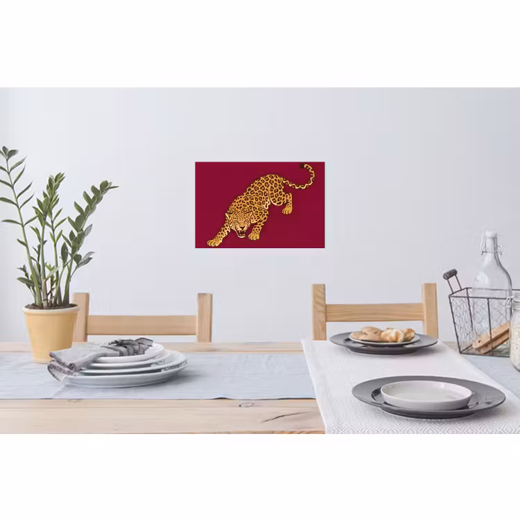Muursticker - Kat - Aanvallend - Dieren — 3