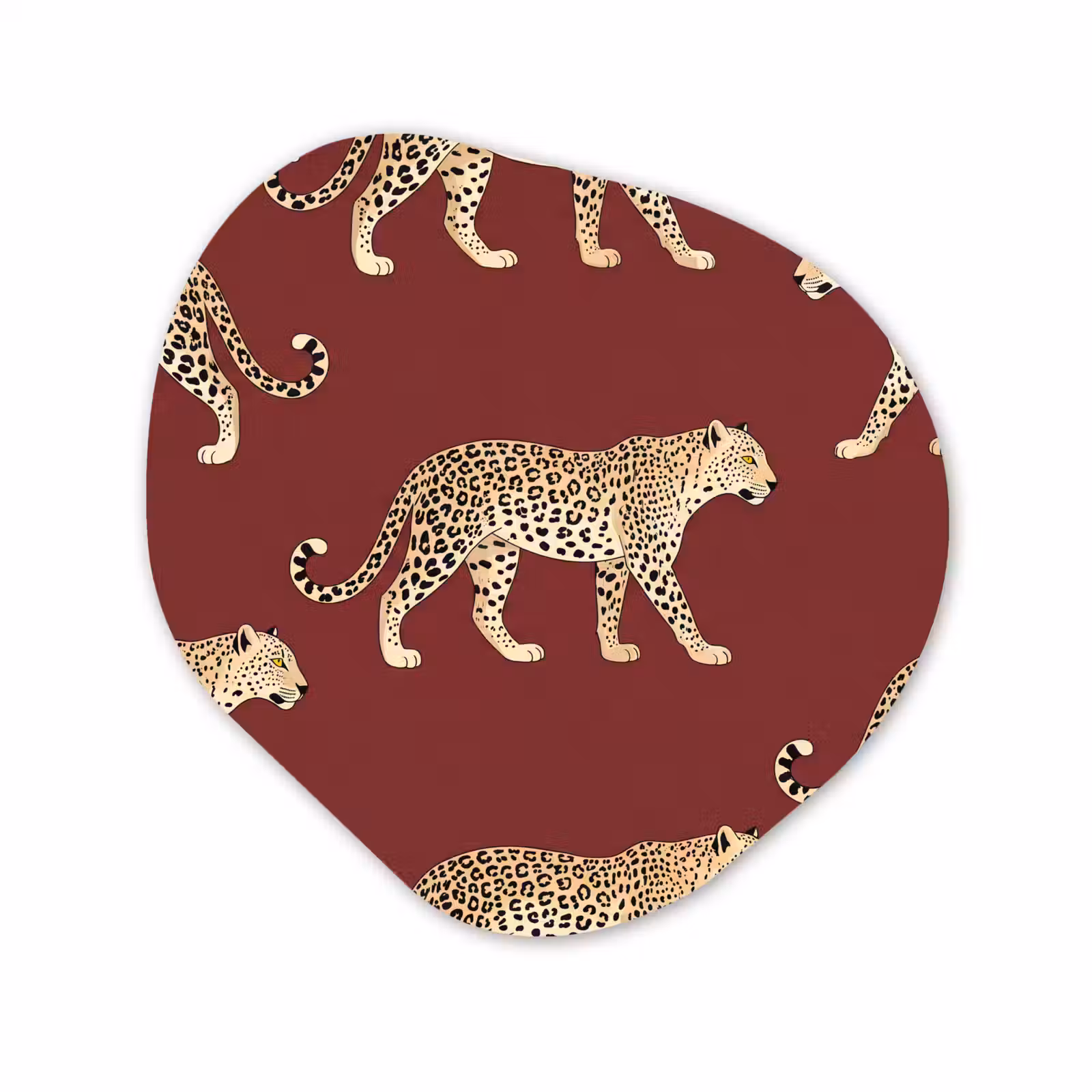 Organisch schilderij forex - Katten - Patroon - Rood — 1