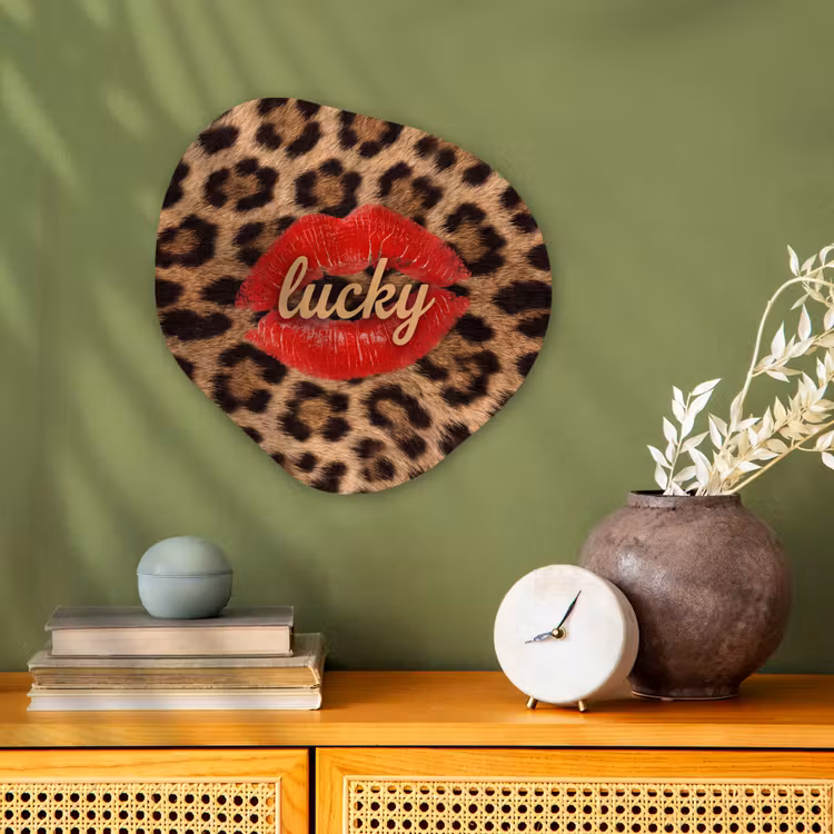 Organisch schilderij forex - Dierenprint - Lippen - Rood — 2
