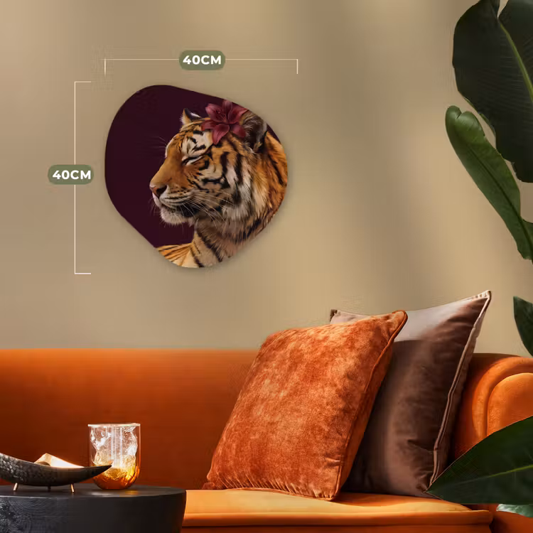 Organisch schilderij forex - Tijger - Bloem - Dieren — 4