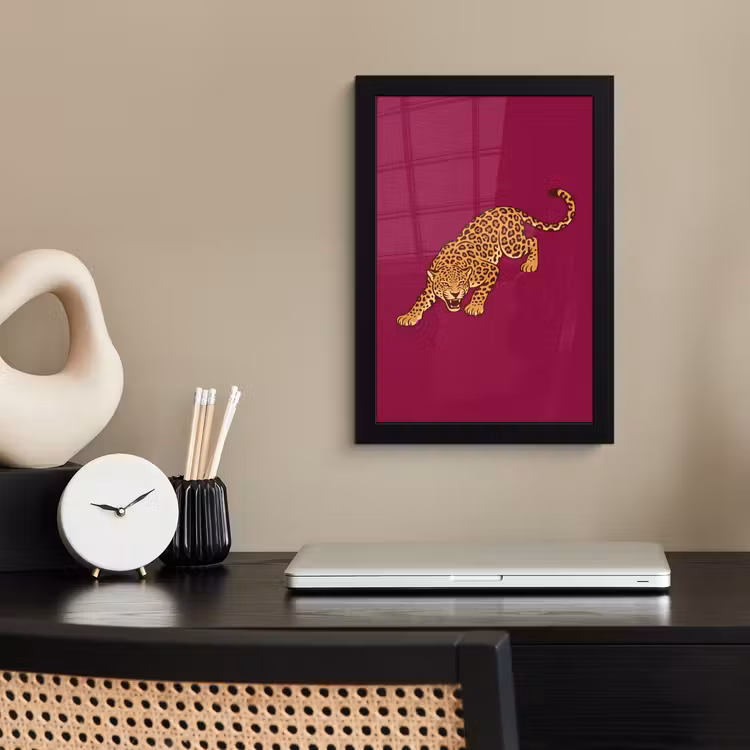 Poster met lijst - Kat - Aanvallend - Dieren — 3