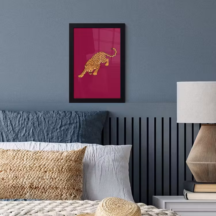 Poster met lijst - Kat - Aanvallend - Dieren — 4