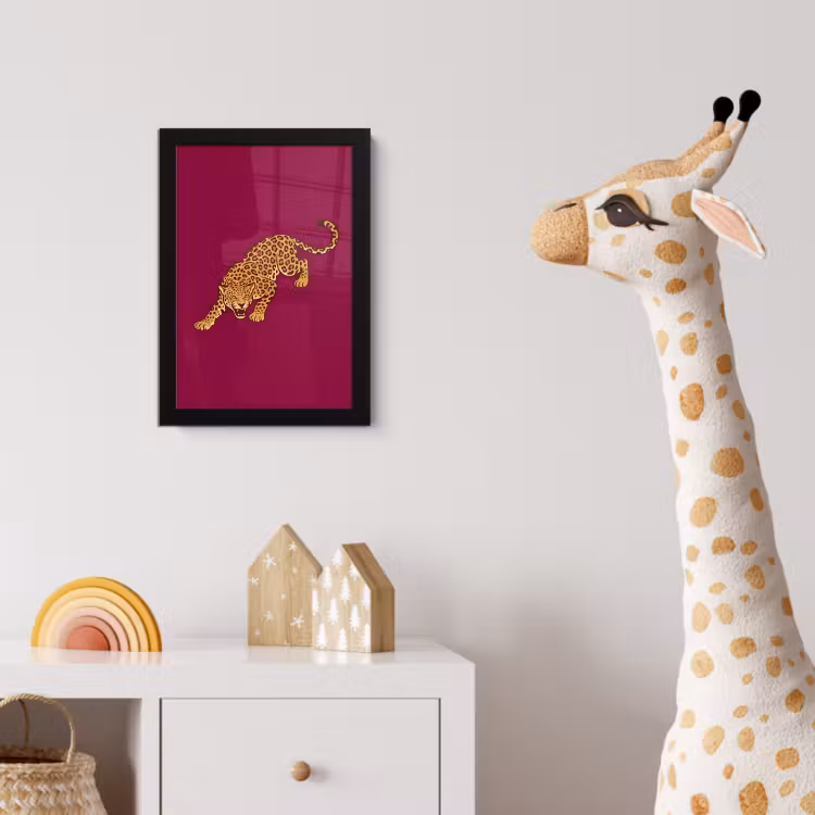 Poster met lijst - Kat - Aanvallend - Dieren — 5
