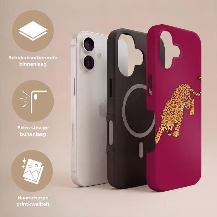Telefoonhoesje Toughcase - Kat - Aanvallend - Dieren — 3