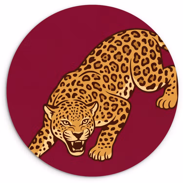 Muurcirkel glas - Kat - Aanvallend - Dieren — 1