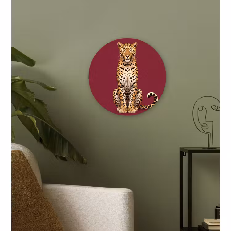 Muurcirkel glas - Kat - Dieren - Rood — 3
