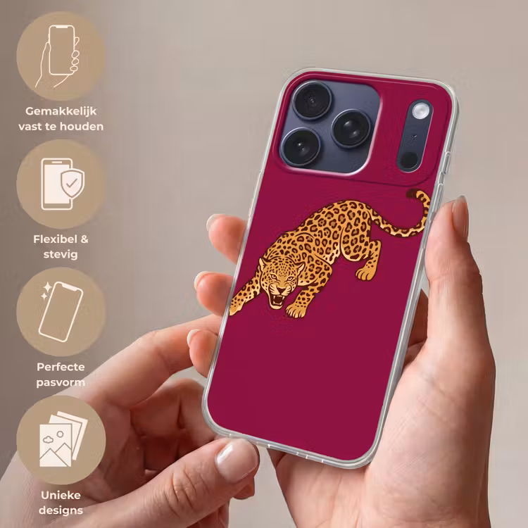 Telefoonhoesje - Kat - Aanvallend - Dieren — 4