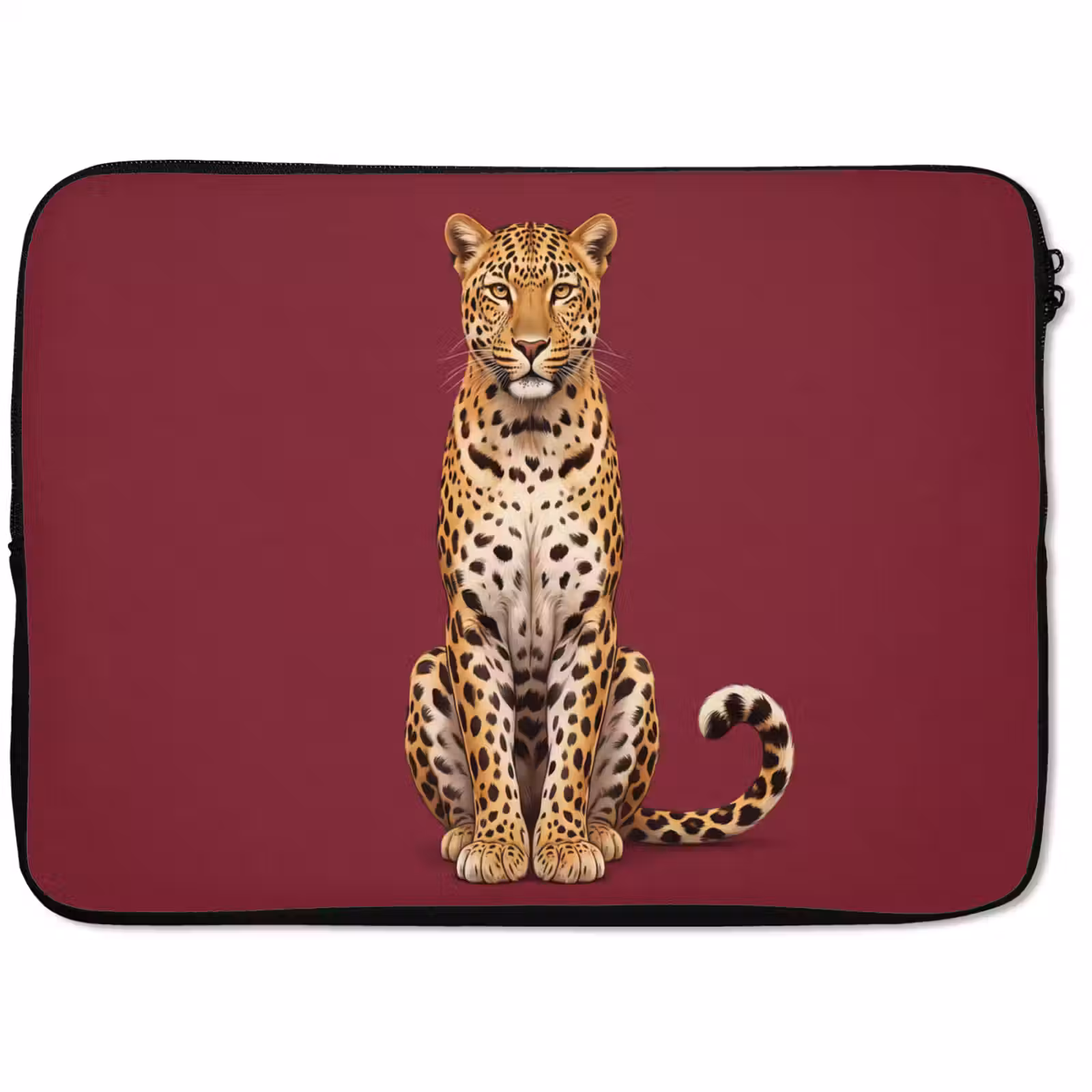 Laptophoes Kat - Dieren - Rood — 1
