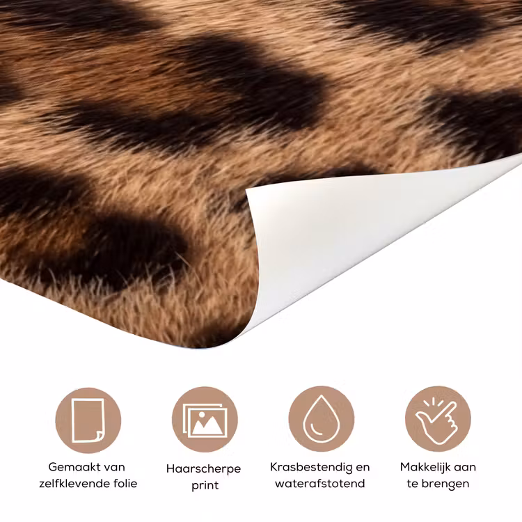 Deursticker - Dierenprint - Lippen - Rood — 3