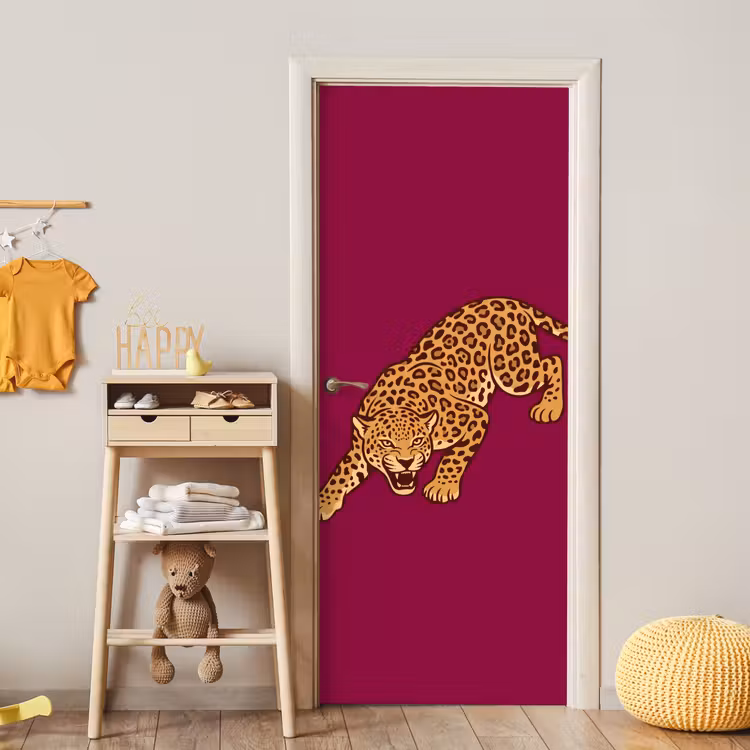 Deursticker - Kat - Aanvallend - Dieren — 6