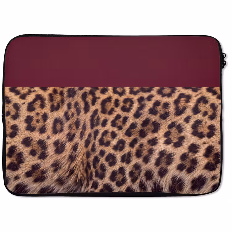 Laptophoes Vacht - Patroon - Bordeaux — 1