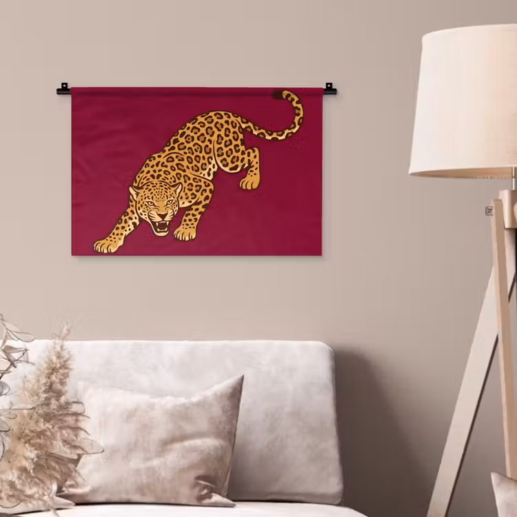 Wandkleed - Kat - Aanvallend - Dieren — 2