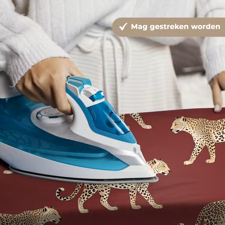 Wandkleed - Katten - Patroon - Rood — 6