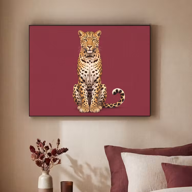 Art frame - Kat - Dieren - Rood — 3