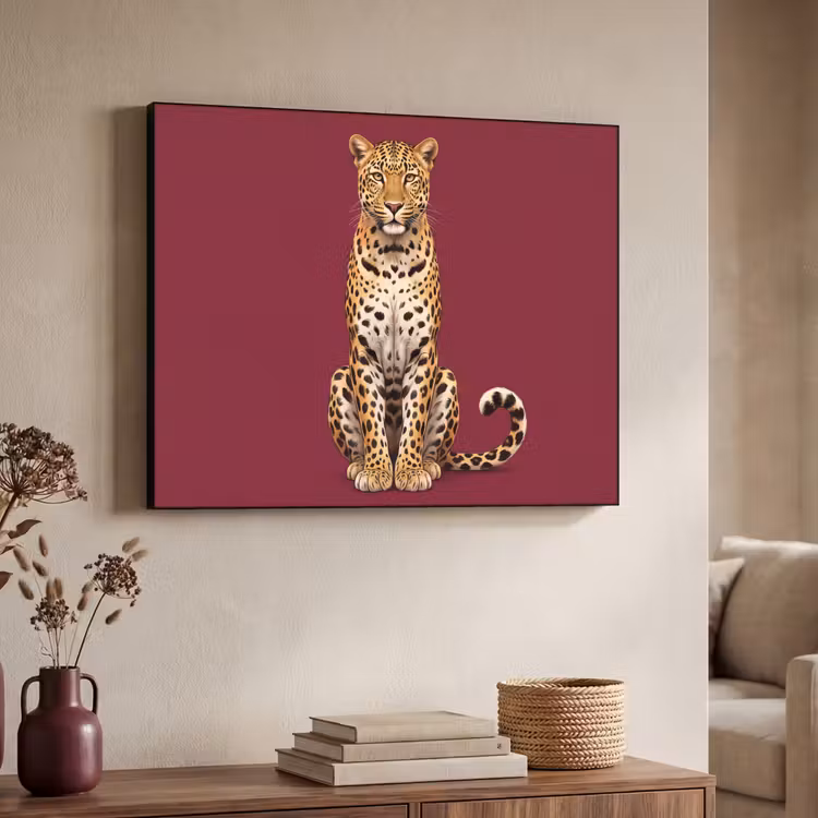 Art frame - Kat - Dieren - Rood — 7
