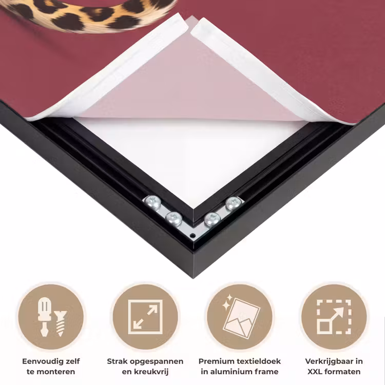 Art frame - Kat - Dieren - Rood — 8