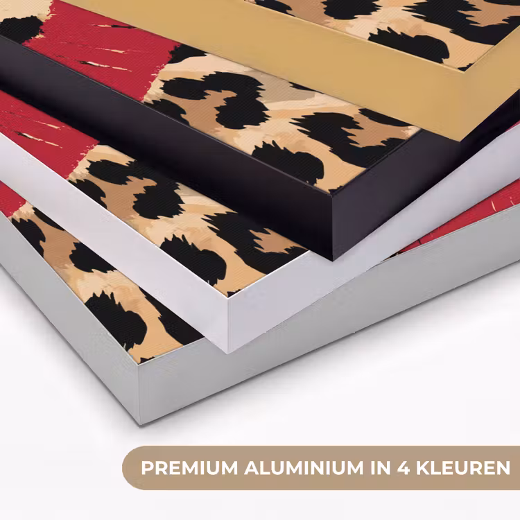 Art frame - Kusafdruk - Dierenprint - Rood — 2
