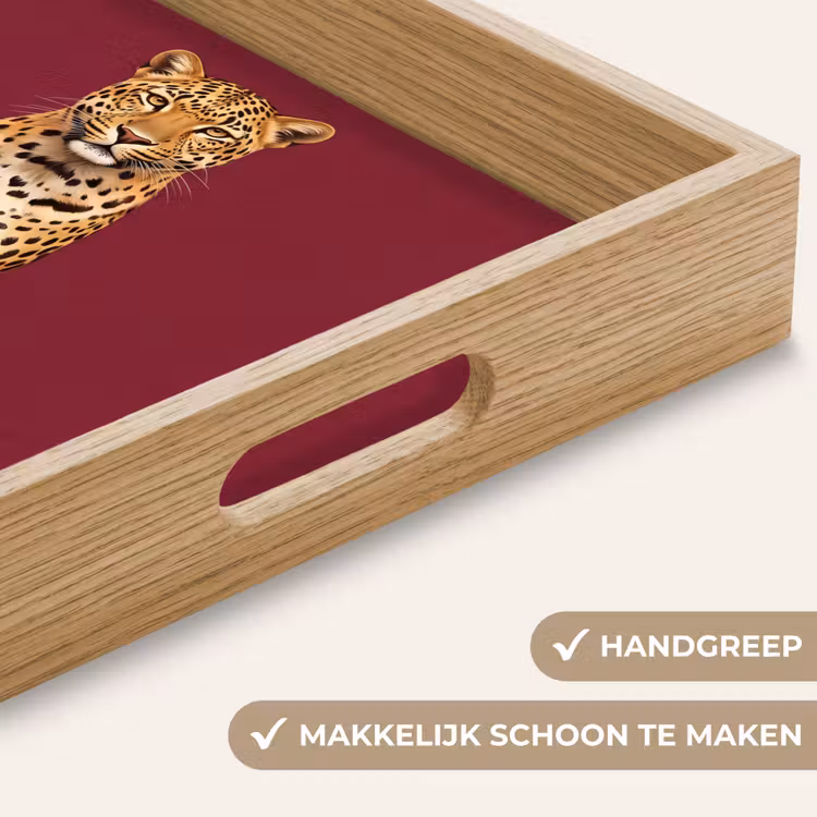 Dienblad - Kat - Dieren - Rood — 5