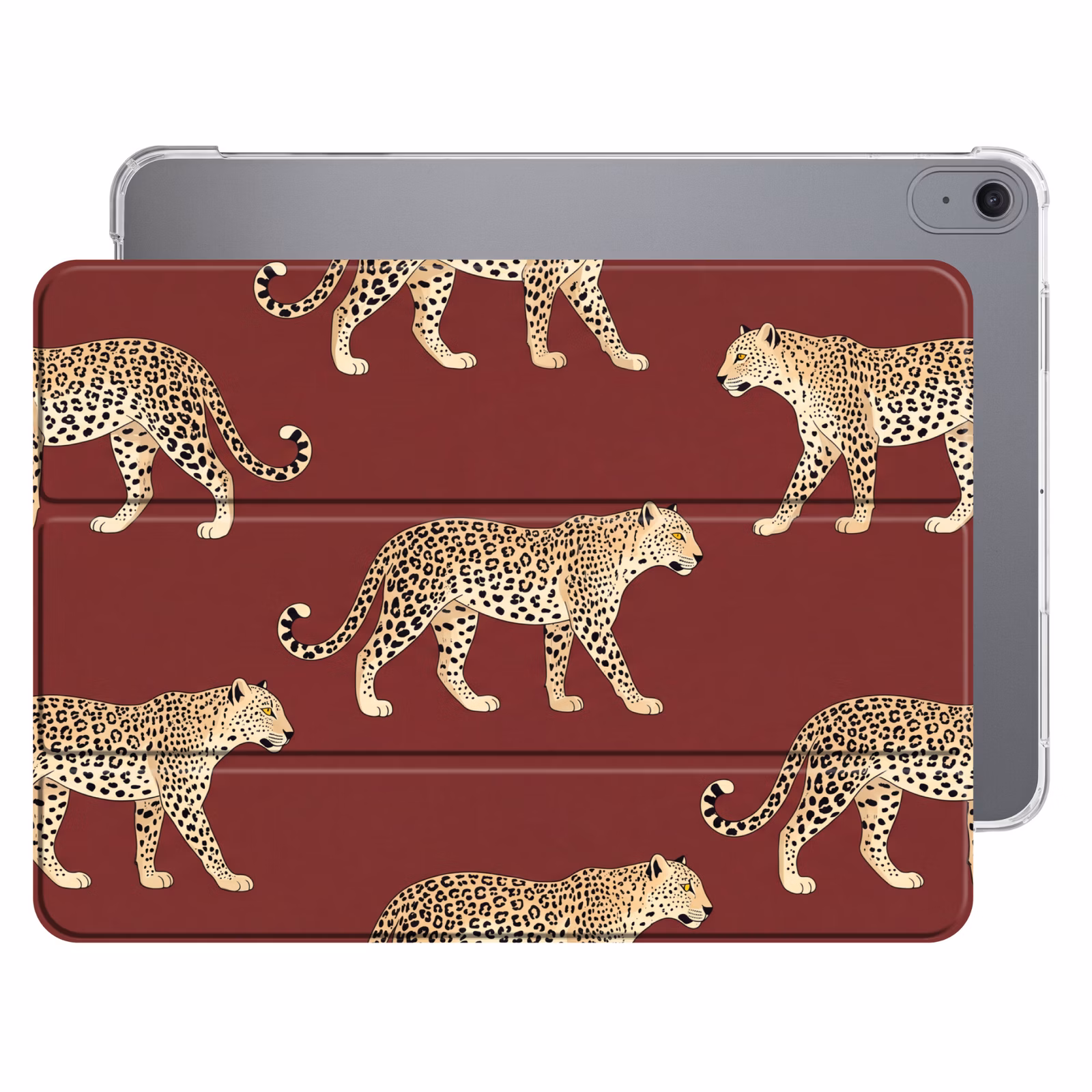 Katten - Patroon - Rood — 1