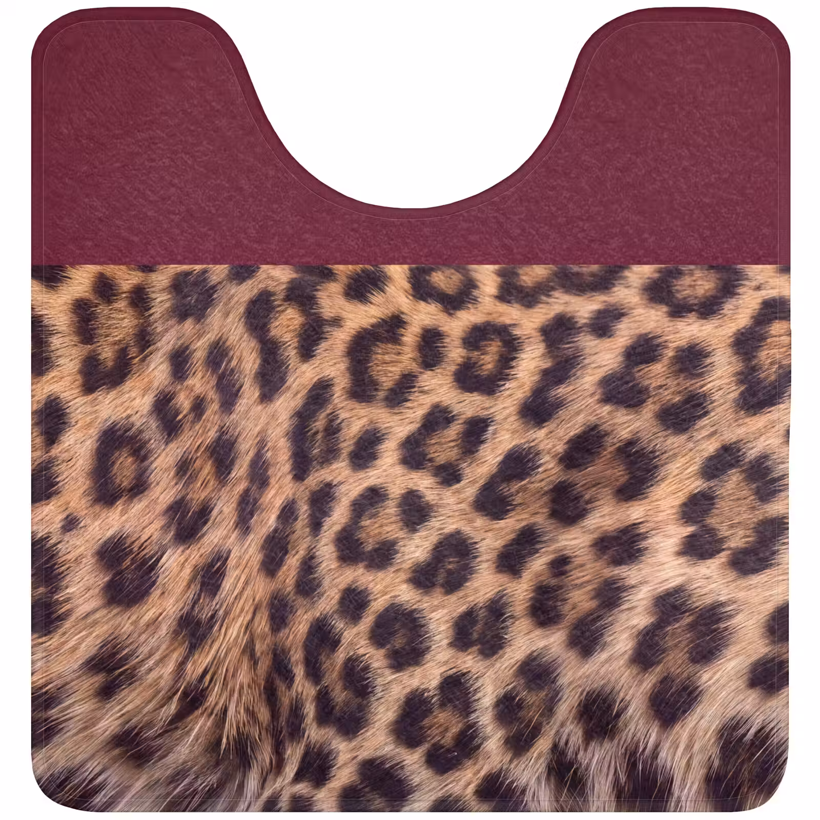 WC Mat - Vacht - Patroon - Bordeaux — 1