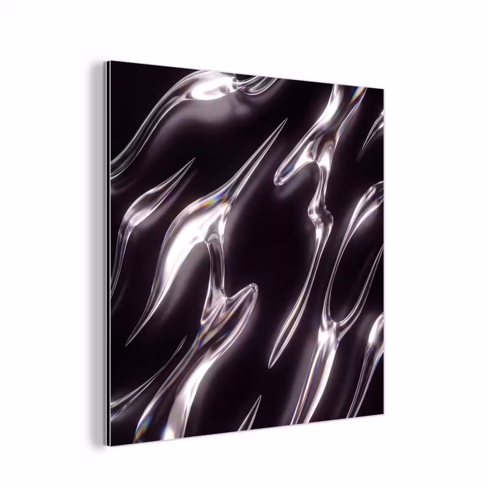 Aluminium schilderij - Glas - Vormen - Abstract — 1