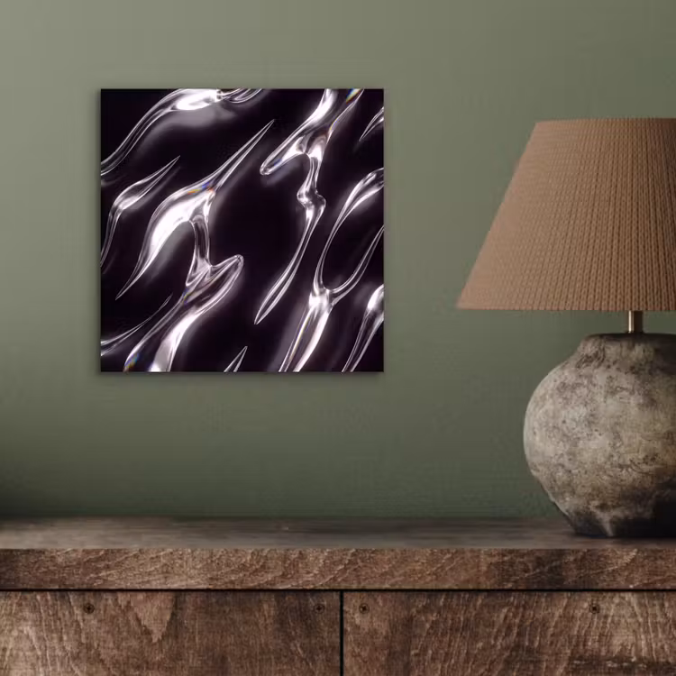 Aluminium schilderij - Glas - Vormen - Abstract — 3