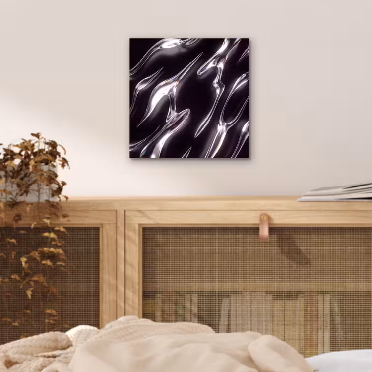 Aluminium schilderij - Glas - Vormen - Abstract — 4