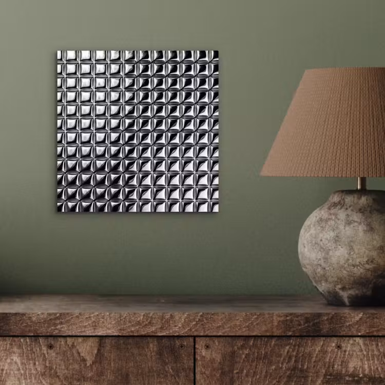 Aluminium schilderij - Patroon - Abstract - Zwart-wit — 3