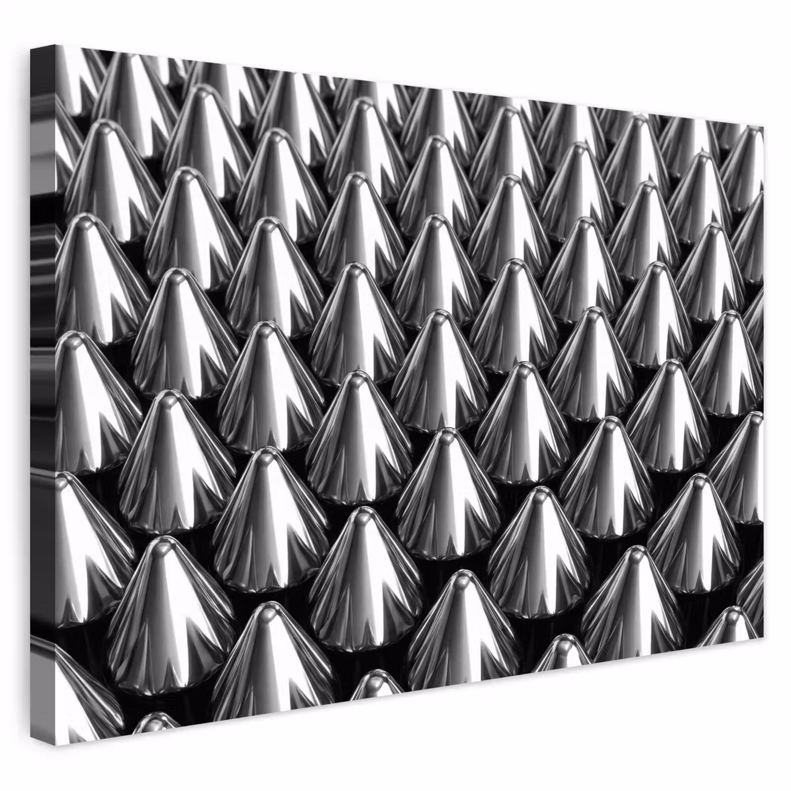 Buiten canvas - Metalen kegels - Patroon — 1