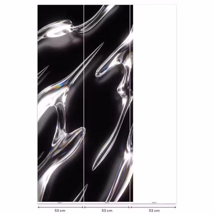 Behang - Glas - Vormen - Abstract — 6
