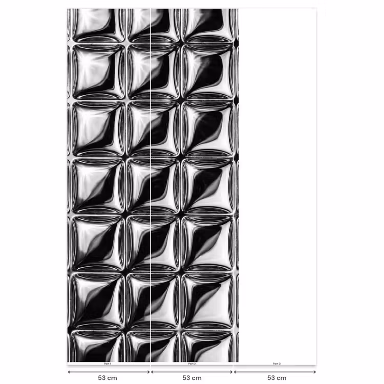 Behang - Patroon - Abstract - Zwart-wit — 6