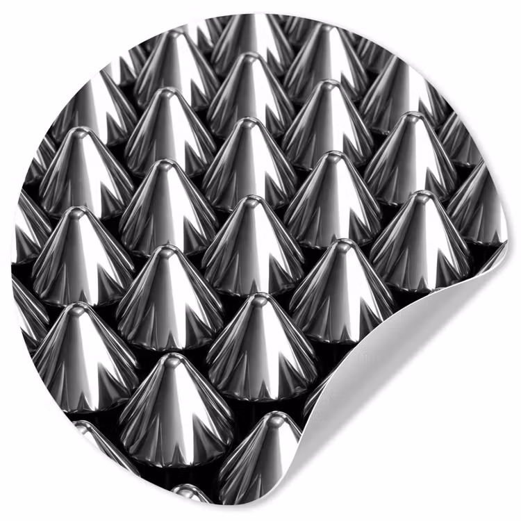 Behangcirkel - Metalen kegels - Patroon — 1