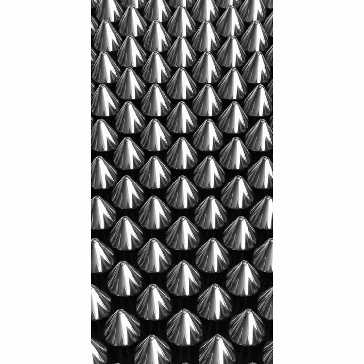 Behang - Metalen kegels - Patroon — 2